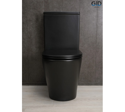 Напольный унитаз Gid Tn2189Bm 62248Y черный матовый 64.5x38.5x82.5