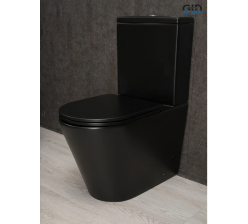 Напольный унитаз Gid Tn2189Bm 62248Y черный матовый 64.5x38.5x82.5