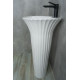 Раковина напольная Gid Nb132 81113 белая 41x41x84