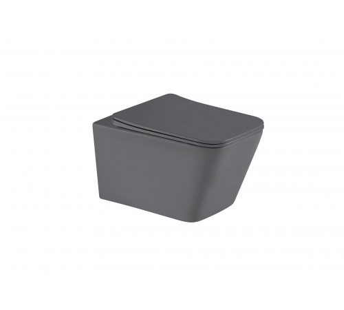 Подвесной унитаз GID Tornado Tr2143TF-Dgm 62304Y серый матовый 49x34x36