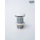 Клапан донный GID без перелива Whm100 74403K белый матовый 7x7x10