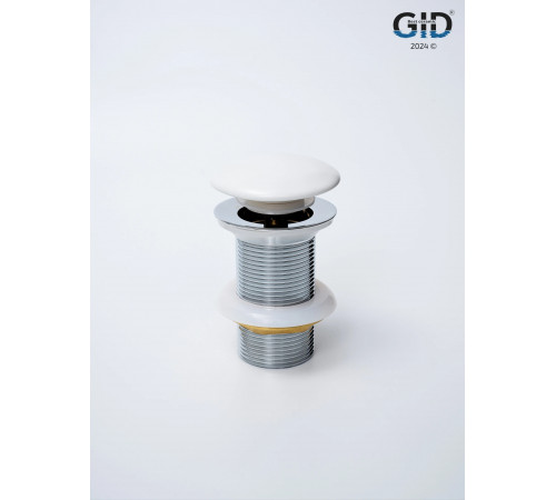 Клапан донный GID без перелива Whm100 74403K белый матовый 7x7x10