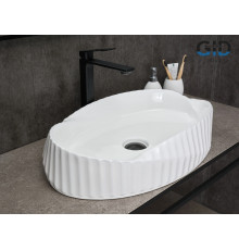 Раковина накладная Gid 888s 51223 белая 60x38.5x13.5