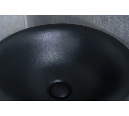 Раковина напольная Gid Nb130bg 81110 черная графит 40x40x85