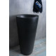 Раковина напольная Gid Nb130bg 81110 черная графит 40x40x85