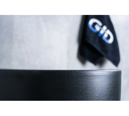 Раковина напольная Gid Nb130bg 81110 черная графит 40x40x85