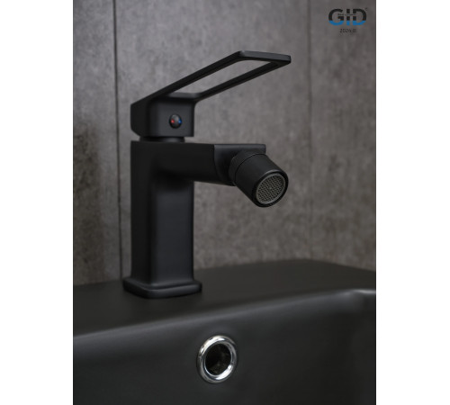 Смеситель Gid для биде Niagara L057-BM-B L057BMB черный матовый