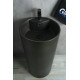 Раковина напольная Gid Nb135bg 81109 черная графит 45x45x85