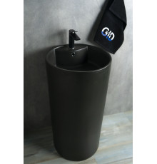 Раковина напольная Gid Nb135bg 81109 черная графит 45x45x85