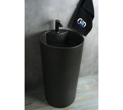 Раковина напольная Gid Nb135bg 81109 черная графит 45x45x85