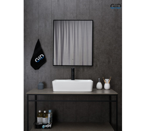 Раковина накладная Gid N9092 51202 белая 55x31x14