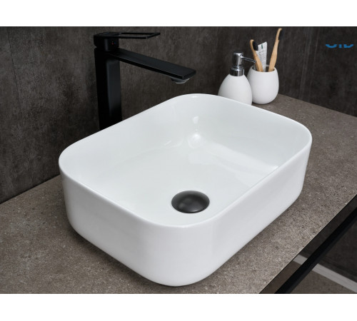 Раковина накладная Gid N1335 51238 белая 40x30x13