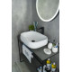 Раковина накладная Gid N9243 51135 белая 56x42x14