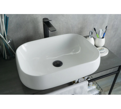 Раковина накладная Gid N9243 51135 белая 56x42x14