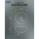 Раковина накладная Gid Mnc480 54432 под камень глянцевая 32x32x15.5