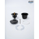 Клапан донный GID универсальный G-58BL 76604K черный глянцевый 7.5x7x3.5