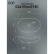 Раковина накладная Gid Mnc811C 54478 под камень глянцевая 61x37x15