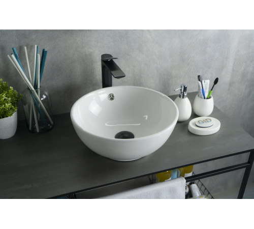 Раковина накладная Gid N9002 51102 белая 38.5x38.5x15