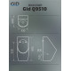 Сенсорный писсуар подвесной Gid Q9510 91115 белый 33x40x60.5