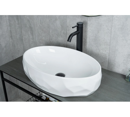Раковина накладная Gid 9030wx 51241 белая 60x40x15