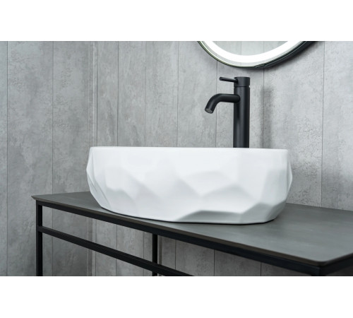 Раковина накладная Gid 9030wx 51241 белая 60x40x15