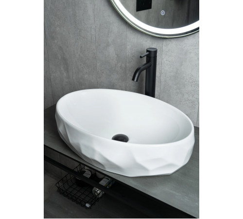 Раковина накладная Gid 9030wx 51241 белая 60x40x15