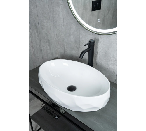 Раковина накладная Gid 9030wx 51241 белая 60x40x15