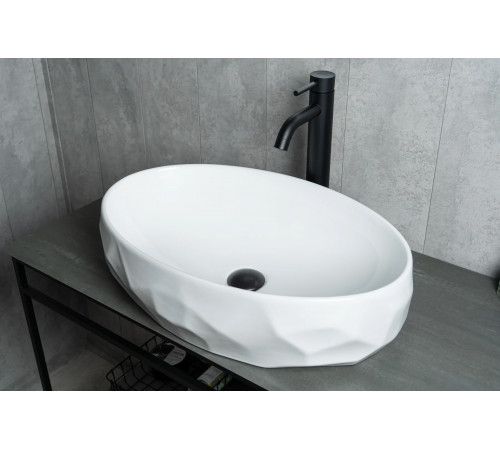 Раковина накладная Gid 9030wx 51241 белая 60x40x15