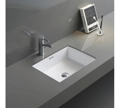 Раковина встраиваемая Gid Yj832 71152 белая 50x40x18
