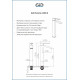 Смеситель GID для раковины (высокий) Victoria L120-BM-D L120BMD черный матовый