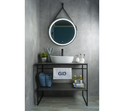 Раковина накладная Gid N9026b 51113 белая 48x35x13.5