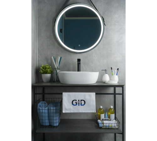 Раковина накладная Gid N9026b 51113 белая 48x35x13.5