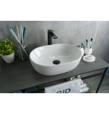 Раковина накладная Gid N9026b 51113 белая 48x35x13.5