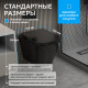 Подвесной унитаз ABBER Rechteck AC1201MB черный матовый, безободковый