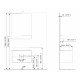 Настенное зеркало ORKA Galia 60x100 Lidya
