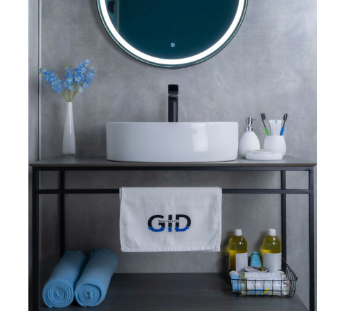 Раковина накладная Gid N9012 51106 белая 50x36x14