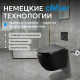 Подвесной унитаз ABBER Bequem AC1100TMB черный матовый, безободковый, смыв торнадо