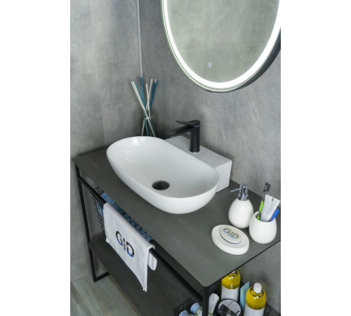 Раковина накладная Gid N9234 51133 белая 56x39x12.5