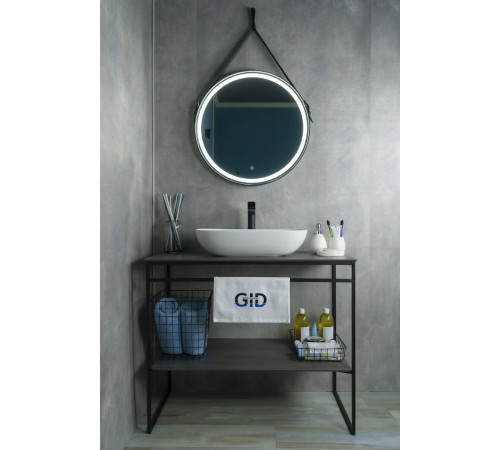 Раковина накладная Gid N9234 51133 белая 56x39x12.5