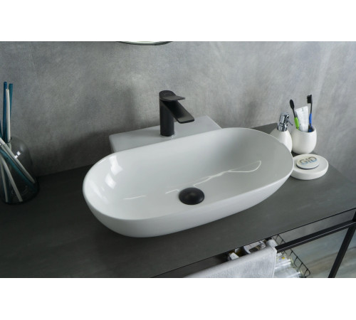 Раковина накладная Gid N9234 51133 белая 56x39x12.5