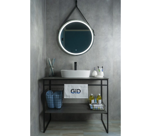 Раковина накладная Gid N9045 51166 белая 50x38x12