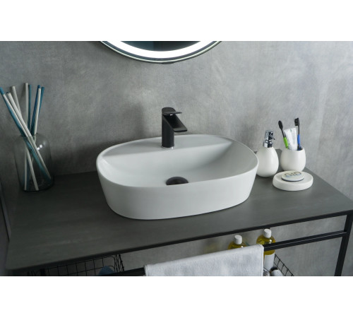 Раковина накладная Gid N9045 51166 белая 50x38x12
