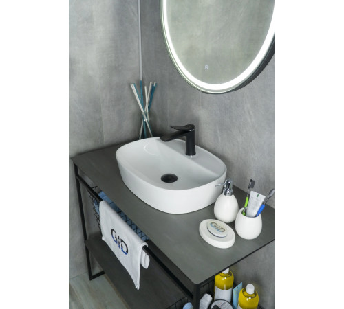 Раковина накладная Gid N9045 51166 белая 50x38x12