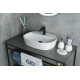 Раковина накладная Gid N9045 51166 белая 50x38x12