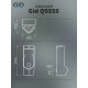 Сенсорный напольный писсуар Gid Q9555 91116 белый 40.5x45x104.5