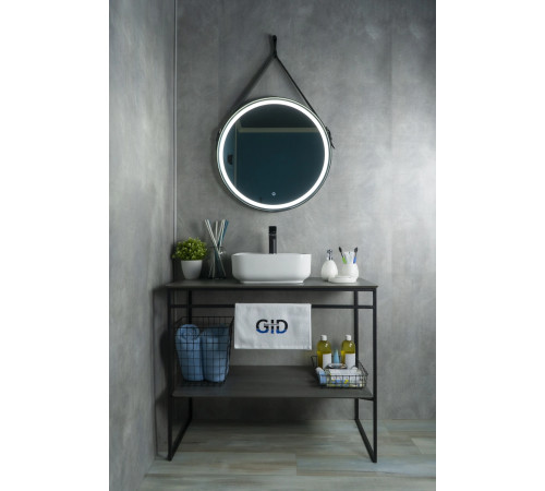 Раковина накладная Gid N9044 51165 белая 38.5x38.5x14