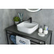 Раковина накладная Gid N9044 51165 белая 38.5x38.5x14