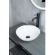 Раковина накладная Gid 9081W 51243 белая 36x36x14