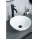 Раковина накладная Gid 9081W 51243 белая 36x36x14