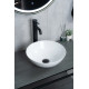 Раковина накладная Gid 9081W 51243 белая 36x36x14
